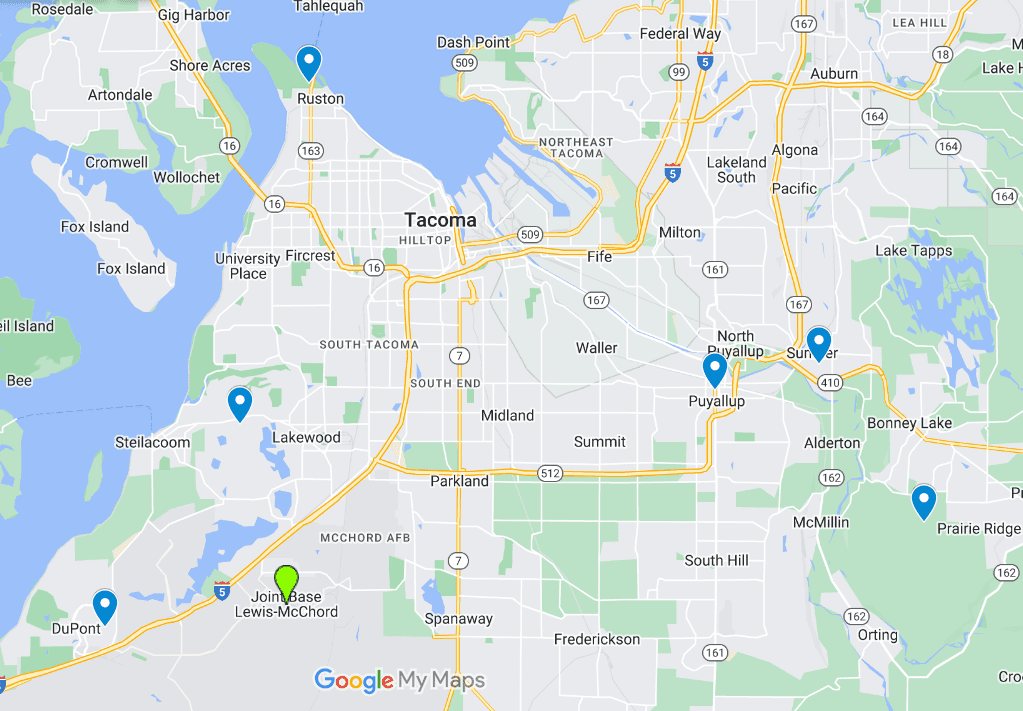 JBLM Map