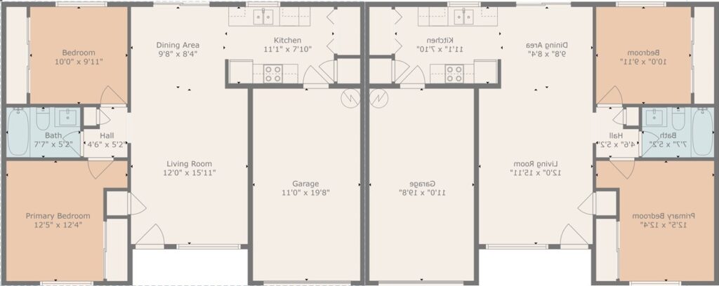 Discover This 5-Star Remodeled Duplex: A True Gem for Living and Investment Property in Olympia, WA! floor plans.john junk