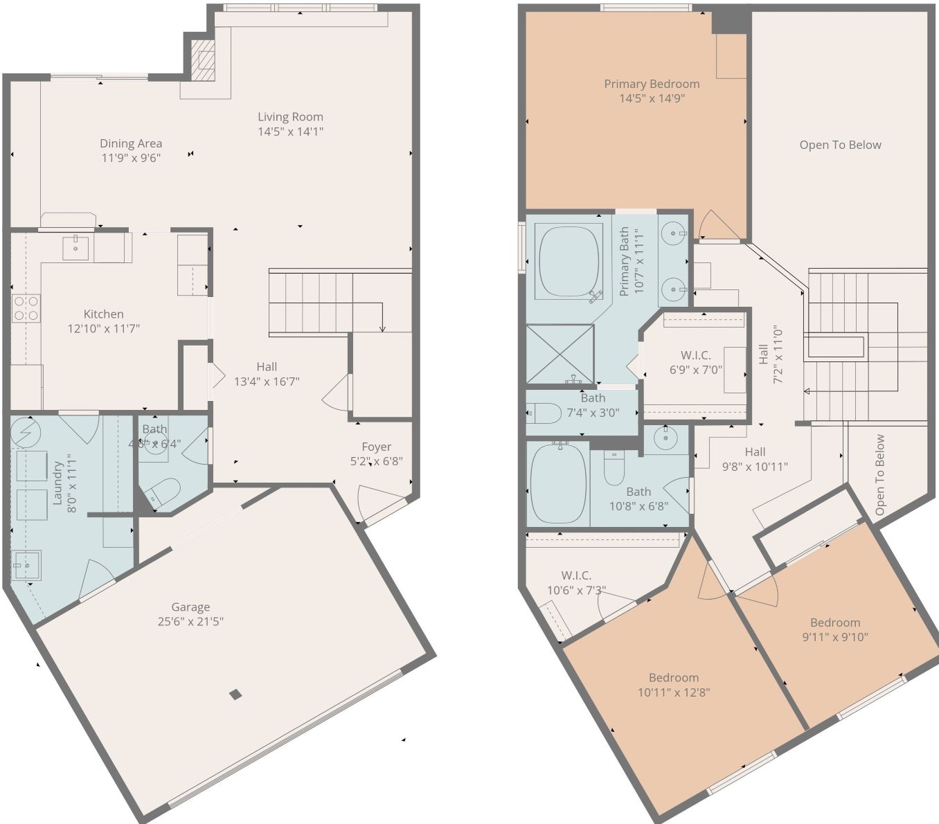 Affordable Modern Waterfront Lakewood Townhome – $10K Buyer Incentive 3 floorplan 3 736