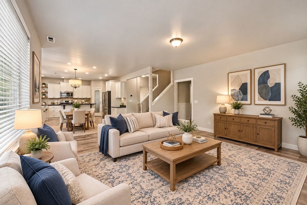 Only Roughly $2K Buyout: A Graham Home with a 5.25% VA Assumable Loan 008 mls staged living room last angle 566